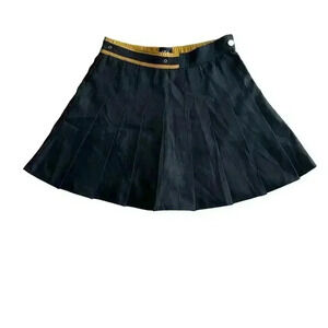 LF STORES Sport Tennis Skort Skirt Black/Yellow Size Small